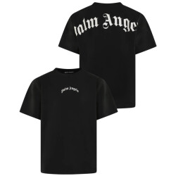Palm Angels Heren back curved t-shirt