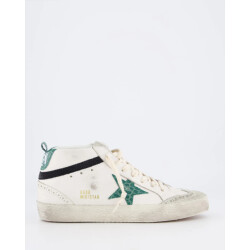 Golden Goose Deluxe Brand Dames mid star sneaker /groen