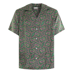 Drole De Monsieur Heren la chemise paisley shirt