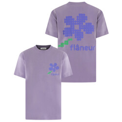 Flaneur Homme Heren pixel flower t-shirt