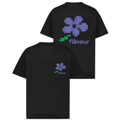 Flaneur Homme Heren pixel flower t-shirt