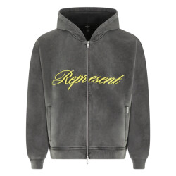 Represent Heren script logo zip hoodie