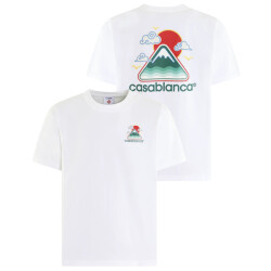 Casablanca Heren montagne ondulée t-shirt