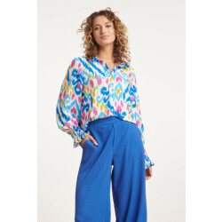 Smashed Lemon 24050 tribal print blouse |