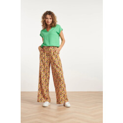 Smashed Lemon 24020 multi grafisch print broek |