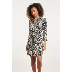 Smashed Lemon 24165 simple chic abstracte print jurk |
