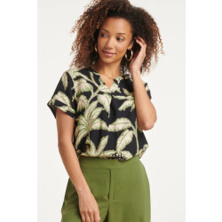 Smashed Lemon 24168 donkere tropische top |