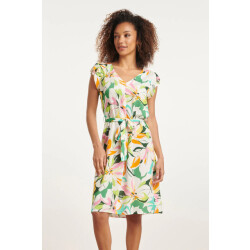 Smashed Lemon 24148 zomerjurk met bloemenprintlevendige en |