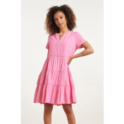 Smashed Lemon 24105 zomerjurkheldere licht tint met kantdetails |