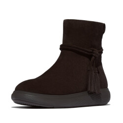 FitFlop Iq-comff tassel suede short boots