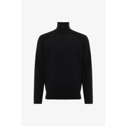 Genti Zip turtle neck double face