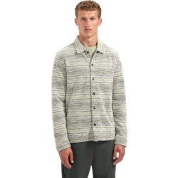 No Excess Shirt jersey jacquard dark green