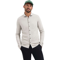 No Excess Shirt jersey melange stretch clay