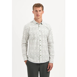 No Excess Heren overhemd 29450804 052 dark green