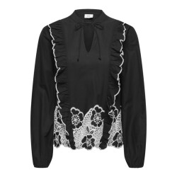 Jacqueline de Yong Jdyholly ls emb top wvn exp -