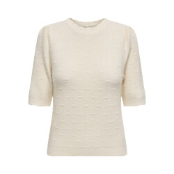 Only Onlkatia ss structure o-neck cc knt ecru