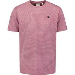 No Excess T-shirt crewneck melange jacquard s dark wine