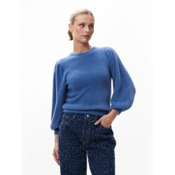 Catwalk Junkie Fuzzy puff sleeve knit trui Catwalk Junkie 