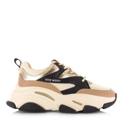 Steve Madden progressive khaki black lage sneakers dames