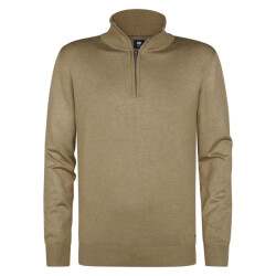 Petrol Industries Men knitwear collar basic camel
