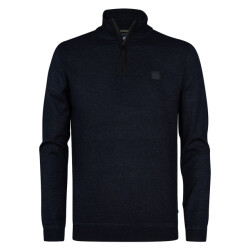 Petrol Industries men knitwear collar m-3050-kwc214 9111 deep black