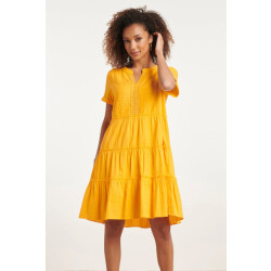 Smashed Lemon 24105 zomerjurkwarm zonnig met kantdetails |