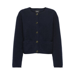 Only Onlcoco short teddy jacket cc otw navy