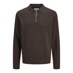 Jack & Jones Jjeemil knit polo half zip ls noos -