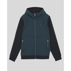 Lyle and Scott Half raqlan hoodie -