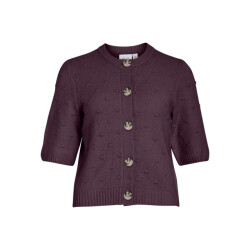 Vila Visofie ls knit cardgian #6 fuchsia