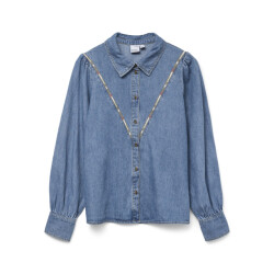 Vero Moda Vmtolla ls shirt yo371 blue denim