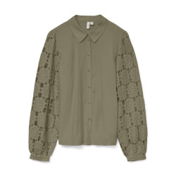 Vero Moda Vmfabena ls shirt wvn btq ga olijf