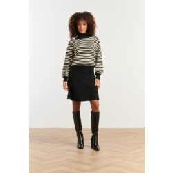 Smashed Lemon Damesgeknoopt gebreide rok |