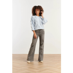 Smashed Lemon Gebreide losvallende damestrui |