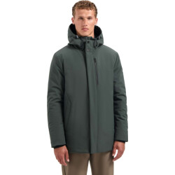 No Excess Jacket long soft shell dark steel