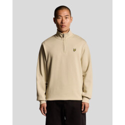 Lyle and Scott Loop back quarter zip sweat zand