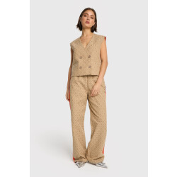 Alix The Label Logo pant camel