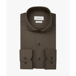 Profuomo shirt x-cutaway sf ppwh30026b h1 light brown