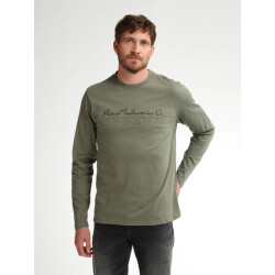 Petrol Industries Heren longsleeve- m-3050-tlr604 6174 mossy stone