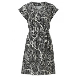 Smashed Lemon 35141 Jurk dessin zwart