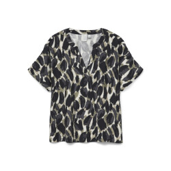 Vero Moda vmfanini s/s v-neck top wvn btq ga 10333397 mermaid