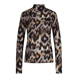 Red Button Top srb4609 rolinde mid brown