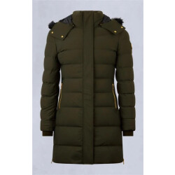 Moose Knuckles Women watershed 3 gold parka dark