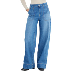 C.O.J. Denim High waist wide leg medium blue