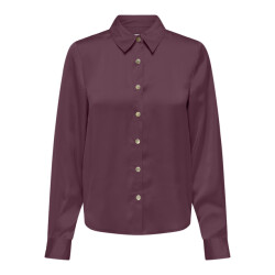Only Onlzora ls satin shirt wvn mauve