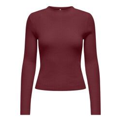 Only Onlcoco life ls rib mock neck cc knt wijn