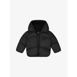 Malelions Jongens baby winterjas signature puffer zwart