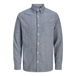 Jack & Jones Jprblubrook twill solid l/s shirt l