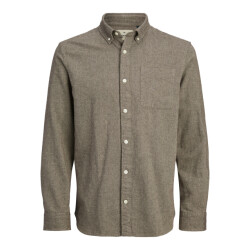 Jack & Jones Jprblubrook twill solid l/s shirt l