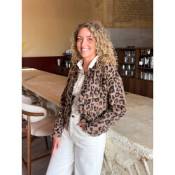 Rino & Pelle Bubbly.5012511 rino en pelle boxy jacket leopard